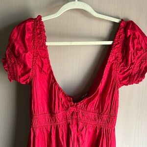 Red dress